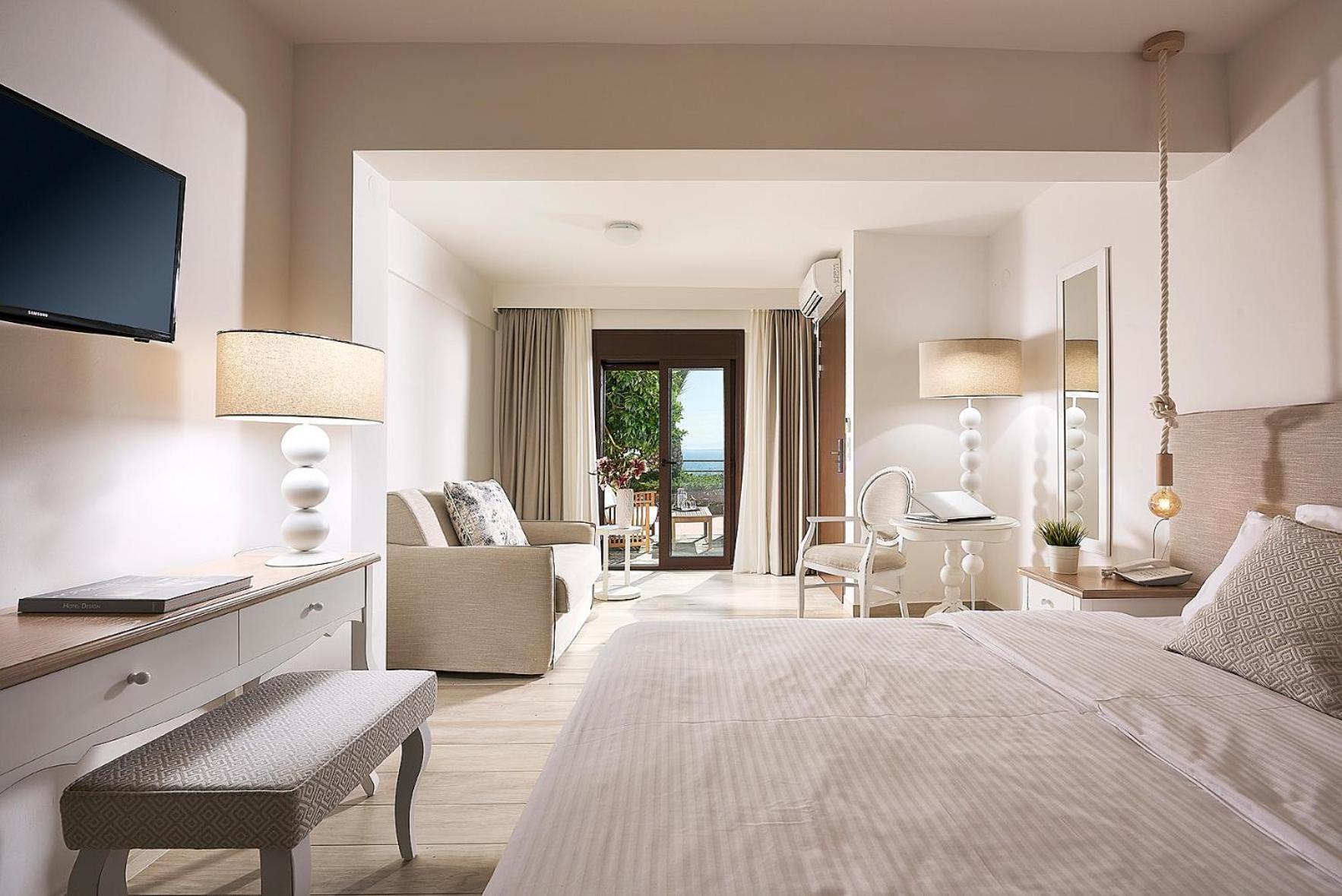 Deluxe Doppelzimmer mit Balkon und Meerblick